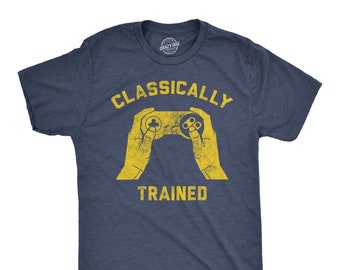 Gamer Shirt, Video Game Shirt, Gamer Gift, Nerdy Shirts, Shirts For Gamers, Funny Gaming Shirt, Classically Trained, Vintage Gaming Systems