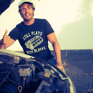 Still Plays With Blocks T-Shirt, Mechanic Dad Gift