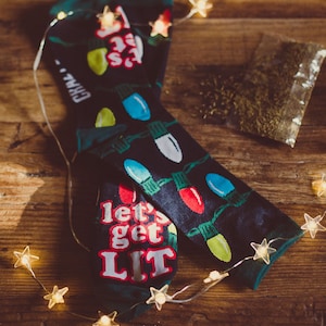 Light up Christmas Socks Etsy UK