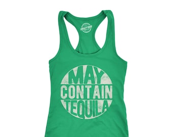 May Contain Tequila, Margarita Lover, Taco Tuesday, Womens Taco Shirt, Funny Taco Tank, Womens Funny Shirt, Taco Tuesday, Drinking Tanks