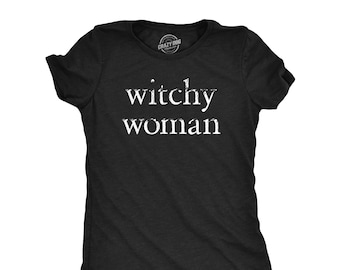 Witchy Woman T-Shirt, Pagan Occult Salem Tee