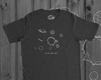 Gib mir etwas Raum Shirt, Planeten Shirts, Kosmos Galaxie Shirt, Teen Girls Shirt, Nerdy T Shirt, Geeky T-Shirt, Sci-Fi Shirt, sarkastisches Shirt