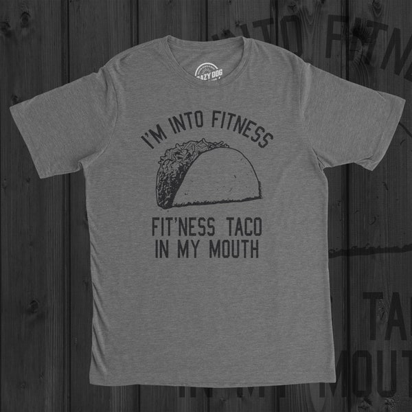 Taco Shirt, Food Shirt, Funny Fitness T Shirt, Mens Fitness Taco T shirt, Funny Shirts, Taco Tuesday, Mexican Food Shirt