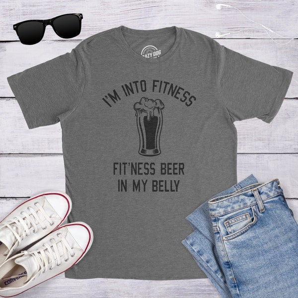Beer Shirts Men, Bachelor Party Shirts, Mens Fitness Beer T shirt, Funny Drinking Shirts, Funny Fitness T Shirt, I love Beer T Shirt
