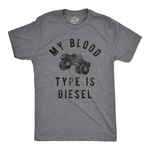 My Blood Type is Diesel, Monster Truck Shirt, Murica Flag Shirt, Diesel Trucks, Truck Shirts, Funny Shirts, Muscle Cars, Diesel Lovers