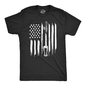 American Flag Craft Beer Shirt Beer Lover Shirts Patriotic - Etsy