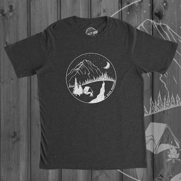 Camping T Shirt Etsy