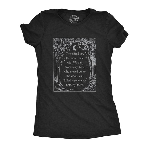 Side With Witches T-Shirt, Pagan Occult Salem Tee