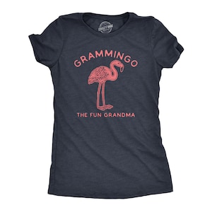 Funny Grandma Shirt, Gift For New Grandma, Mothers Day Gift, Funny Shirt Grandma, Grammy Shirt, Grammingo The Fun Grandma, Flamingo Shirts