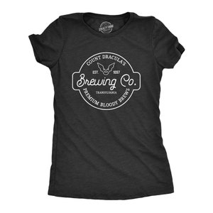 Count Dracula Brewing Co, Dracula Shirt, Vampire T Shirt, Halloween ...