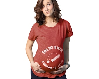christmas maternity shirt pregnant xmas shirt red festive plus size pregnancy tops santa isnt the only one coming to town - Christmas Maternity Dress christmas maternity shirt pregnant xmas shirt red festive plus size pregnancy tops santa isnt the only one coming to town - Christmas Maternity Dress