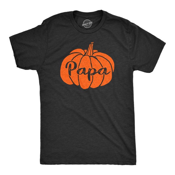 Papa Pumpkin T-Shirt, Mens Halloween Costume Tee