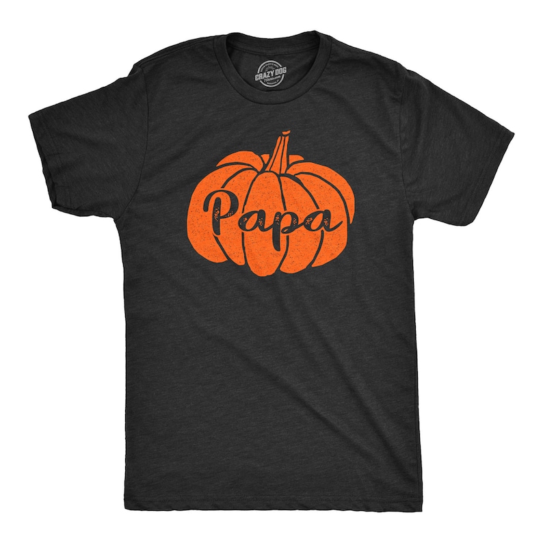 Pappa Pumpa T-shirt, Herr Halloween Kostym T-shirt bild 1