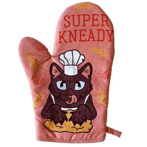 Guante de horno Super Kneady Cat: Divertido salvamanteles para hornear