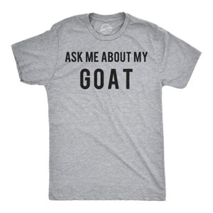 Goat Shirt Men, Goat Flip Shirt, Goat Gifts, Goat Owner Present, Flip Up Shirt Goat, Stag Do Shirts, Bachelor Party Shirts image 2