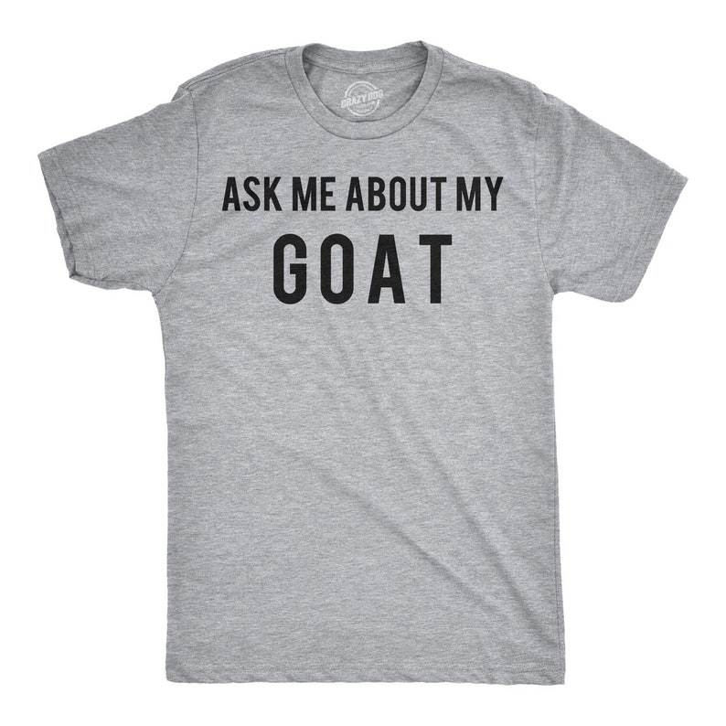Goat Shirt Men, Goat Flip Shirt, Goat Gifts, Goat Owner Present, Flip Up Shirt Goat, Stag Do Shirts, Bachelor Party Shirts image 2