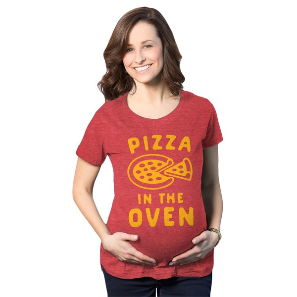 Pizza In The Oven, Maternity, Pizza Pregnancy Shirt, Funny Pregnant Shirt, Baby Announcement Shirt, Pregnant Top, Preggers, Foodie Pregnancy