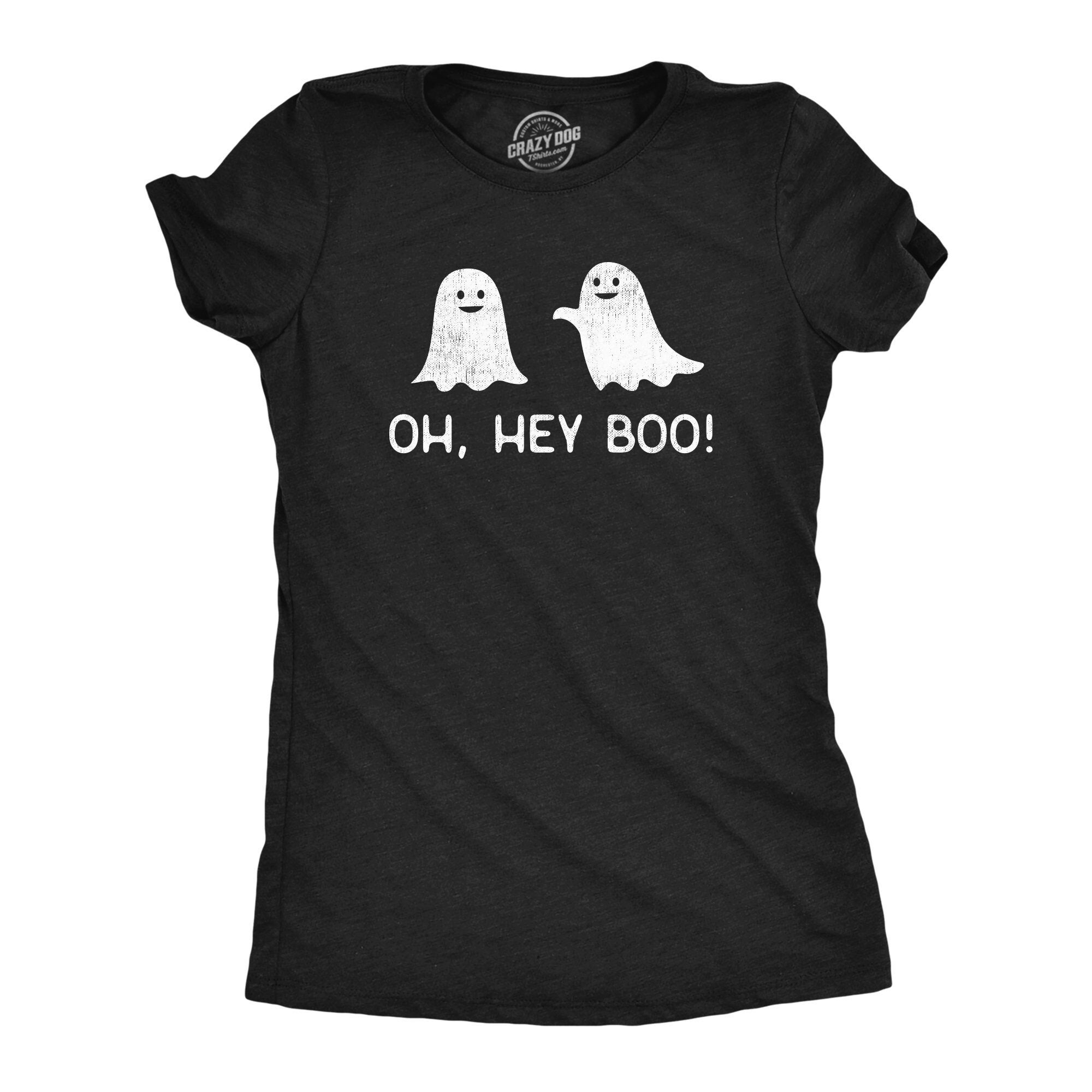 Oh Hey Boo, Womens Funny Halloween T Shirt, Ghost Funny Shirt, Womens Cool Shirt, Ghost Tee, Halloween Costumes, Boyfriend, Girlfriend, Boo