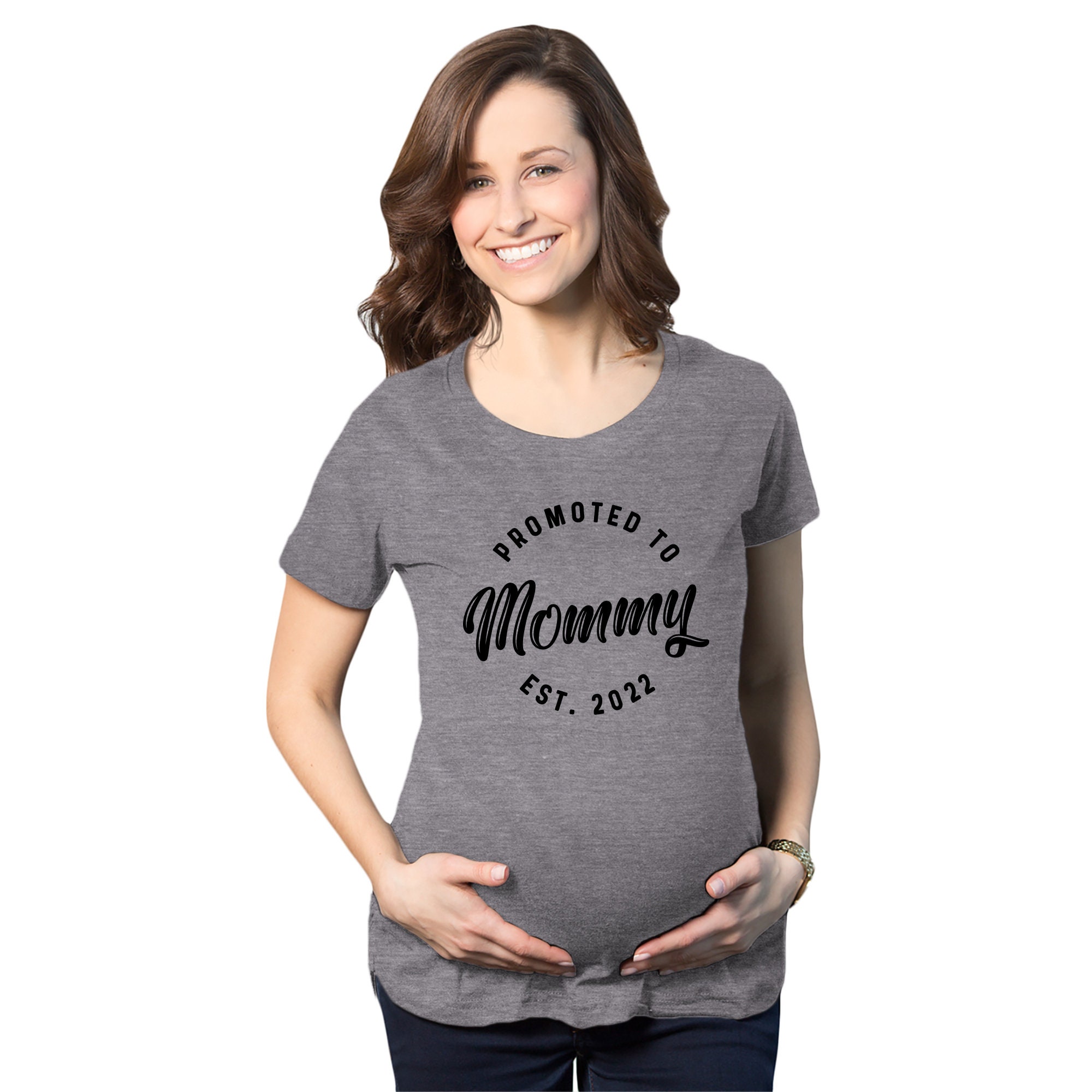 Buy Cute Maternity Belly Shirts New Mom T Shirt Promoted to Online in India  