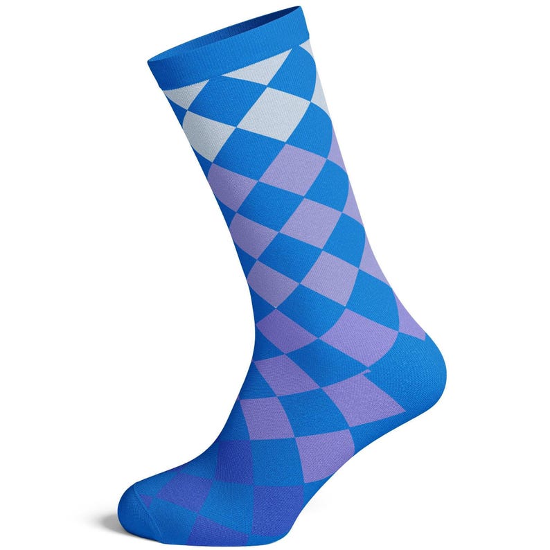 I'm Here You're Welcome Socks, Funny Checker Socks for Men and Women, Birthday Gift, Gag Gift image 3