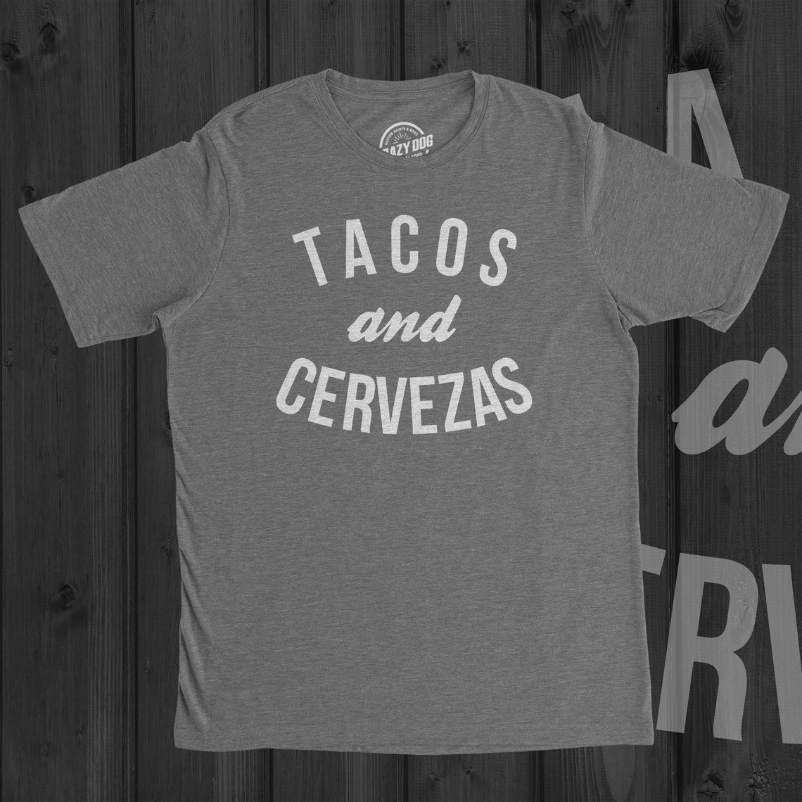 Tacos and Cervezas Funny Taco Shirt Mens Taco Beer Party Etsy