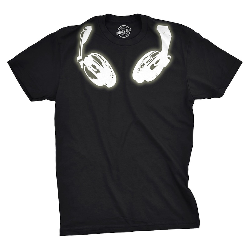 EDM Shirts EDM Festival Clothing GLOW Headphones Shirt Dj Etsy