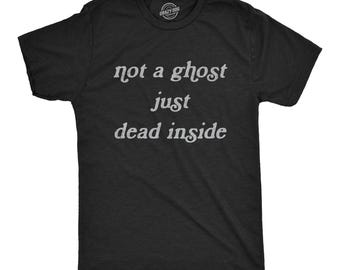Funny Halloween Shirt, Ghoul 'Dead Inside' Tee