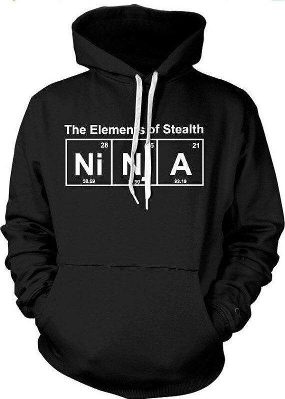 mens ninja hoodie