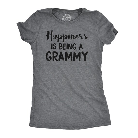 Womens Happiness Is Being A Grammy Grandma T-Shirt Womens Happiness Is Being A Grammy Grandma T-Shirt