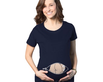 Funny Baby Bum Pregnancy Announcement Maternity Shirt