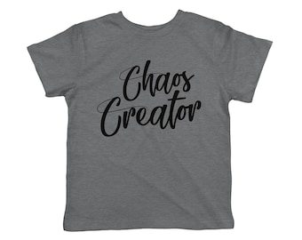 Funny Kids T-Shirt: Chaos Creator Auntie Gift