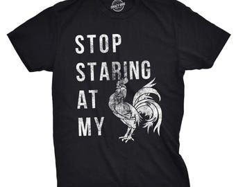Funny Rooster Graphic Tee, Confident Bird Shirt