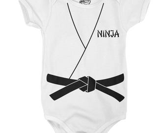 Funny Ninja Baby Romper - Halloween Costume Clothes