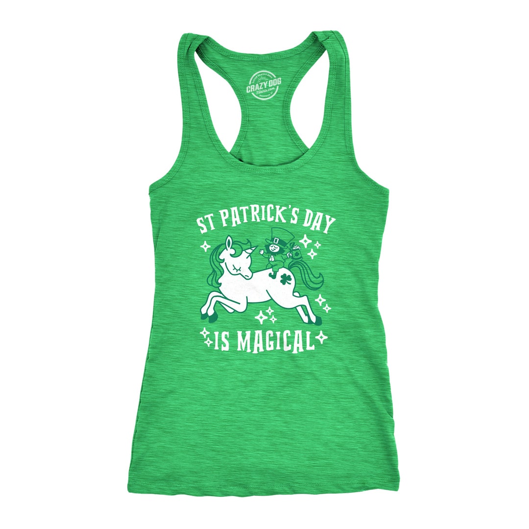 cute st pattys day tanks
