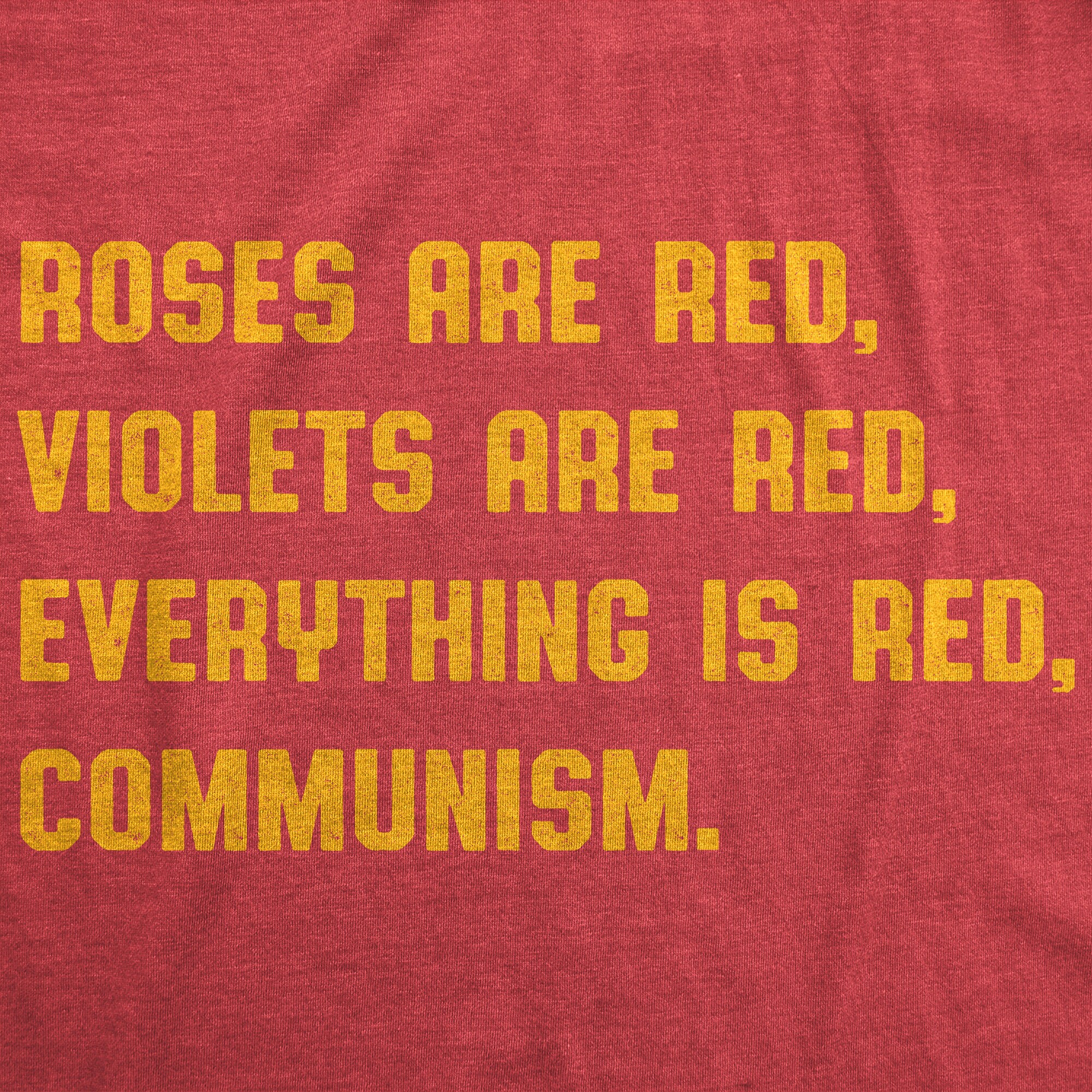 Roses Are Red Violets Are Red Everything is Red Communism Etsy UK