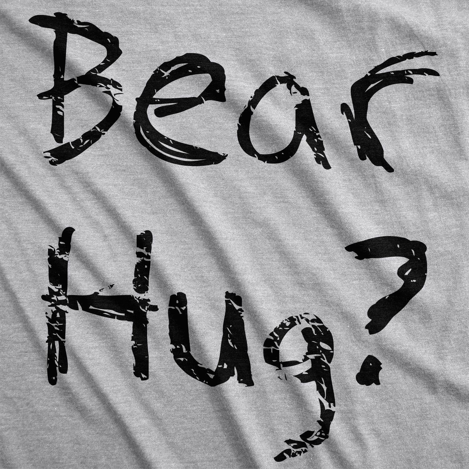 Bear Hug Flip T-shirt, Funny Graphic Tee - Etsy