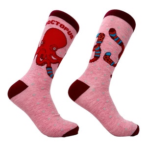 Unisex Soctopus Socken, Octopus Socken, Ocean Socken, Funky Herrensocken, Lustige Socken Unisex, Tiersocken, Wäschesocken, Lustige Hausarbeitssocken