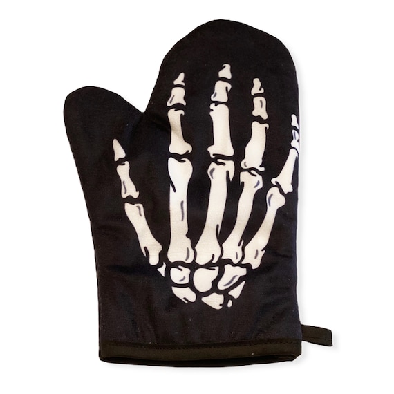 Skeleton Hand Oven Mitt, Skeleton Gifts, Housewarming Gift, Pot Holder, Christmas Gift, Hostess Gift, Funny Oven Mitts, Halloween Oven Mitt Il_570xn