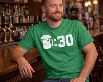 Beer Thirty St Patrick's Day Men's T-Shirt, Funny Drinking Shirt