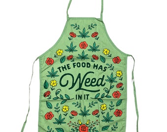 Food Has Weed in It Oven Mitt, Housewarming Gift, Pot Holder, Christmas  Gift, Hostess Gift, Funny Oven Mitts, Weed Gifts, Weed Aprons 