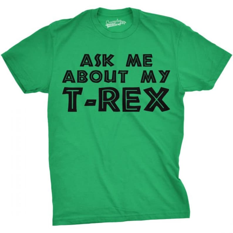 Ask Me About My T Rex T Shirt, Flip T Shirt, Kids Funny T Shirt, Dinosaur Tee, Dinosaur Gifts, Boys Dinosaur T Shirt, Toddler TRex Shirt image 3