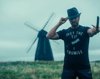 Funny Halloween Shirt: Just The Tip Knife Tee