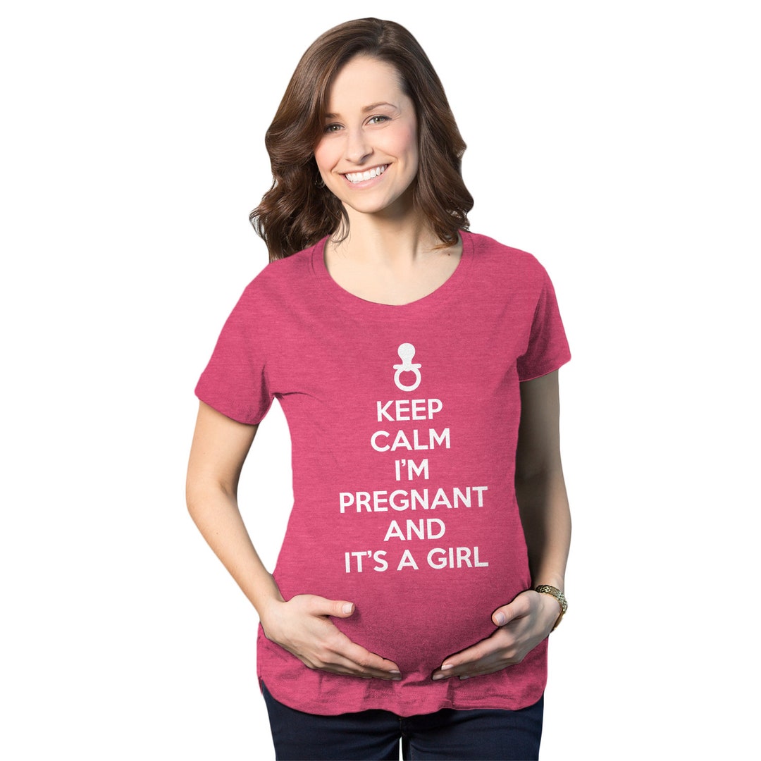Gender Reveal Shirts Baby Girl Maternity Shirt Funny - Etsy