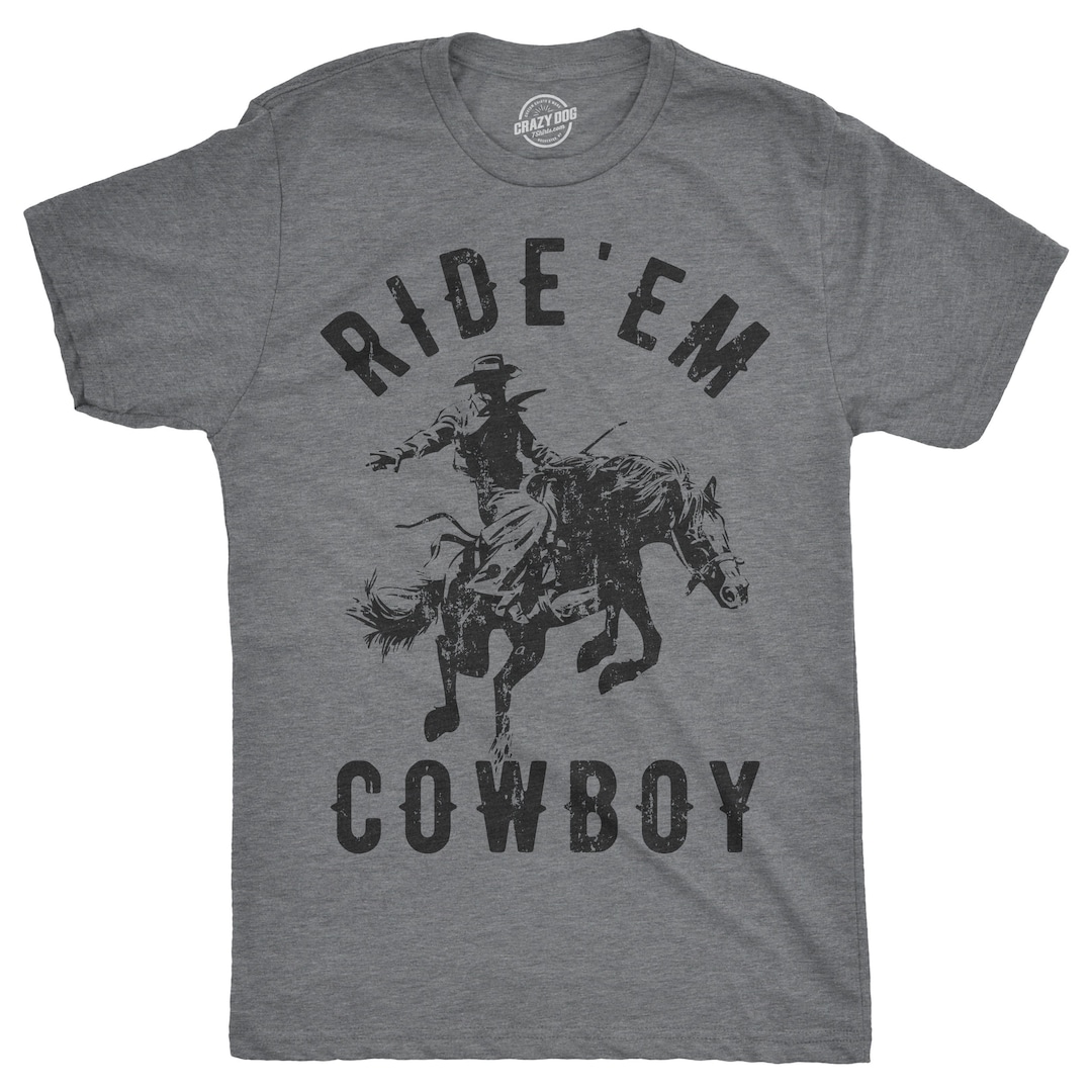 Cowboy Shirt, Ride Em Cowboy, Horse Shirt, Funny Mens Shirt, Shirts