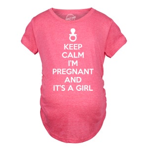 Gender Reveal Shirts Baby Girl Maternity Shirt Funny - Etsy
