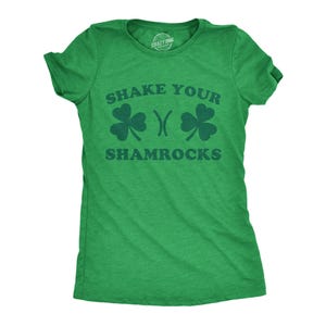 Shake Your Shamrocks T-Shirt, Funny St Patrick's Day Tee image 2