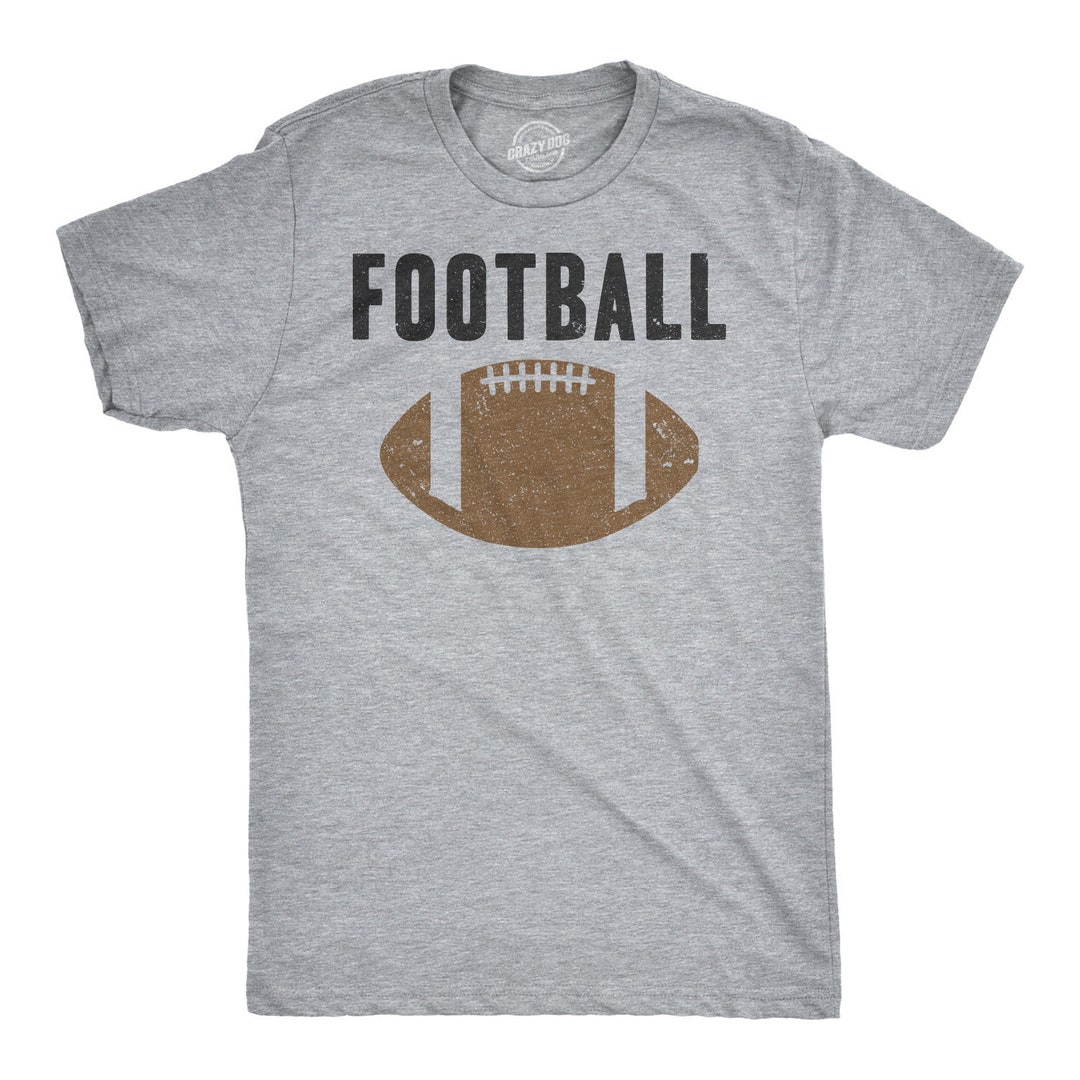 Mens Vintage Football Shirt, American Football Lovers Gifts, Funny Football Ball Tee Man, ALL