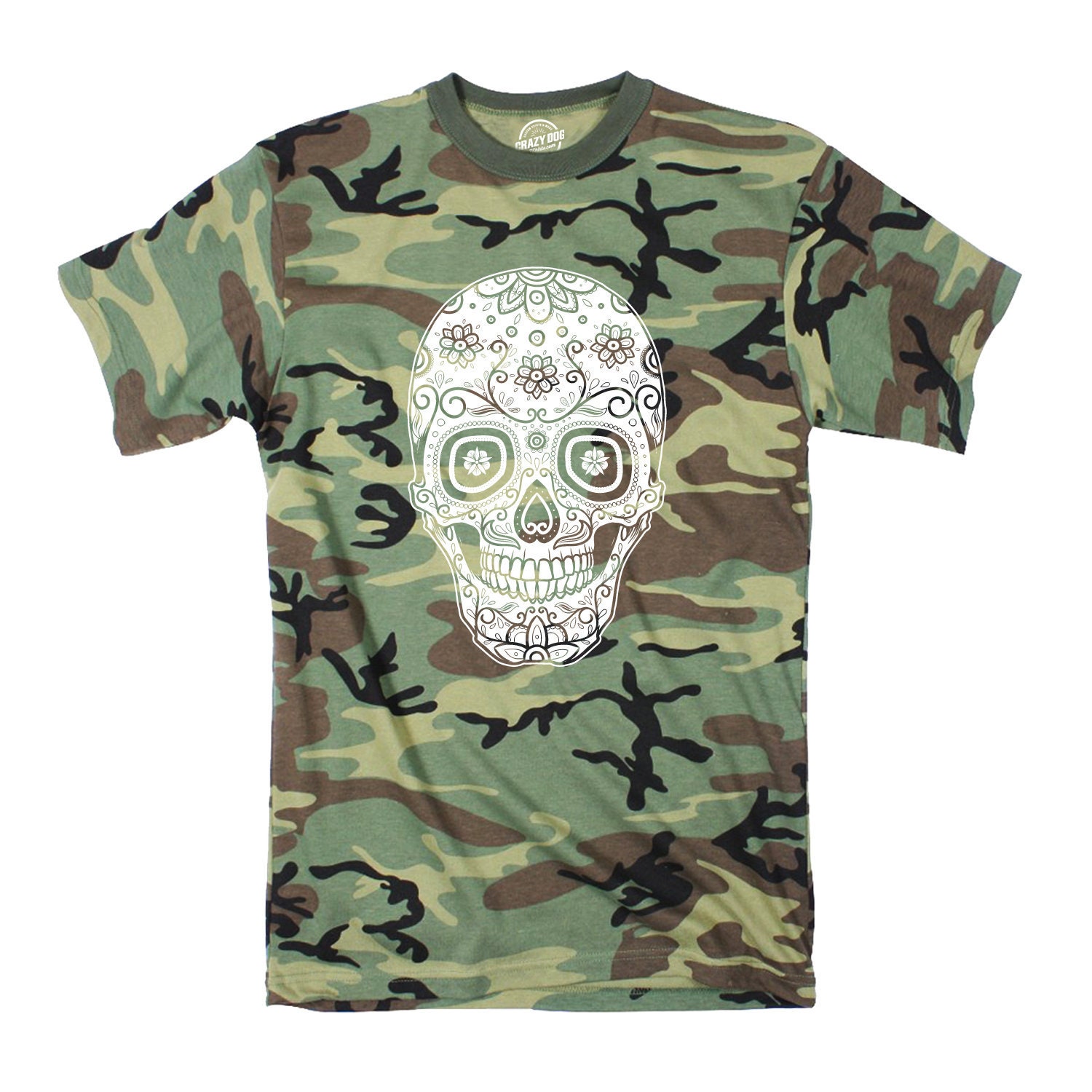 Camo Skull T Shirt -  Sweden