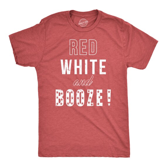 Independence Day Shirt, 4th of July Party Shirt, American Celebration Shirt, Murica Shirt, Beer Shirt, Red White And Booze Il_570xn