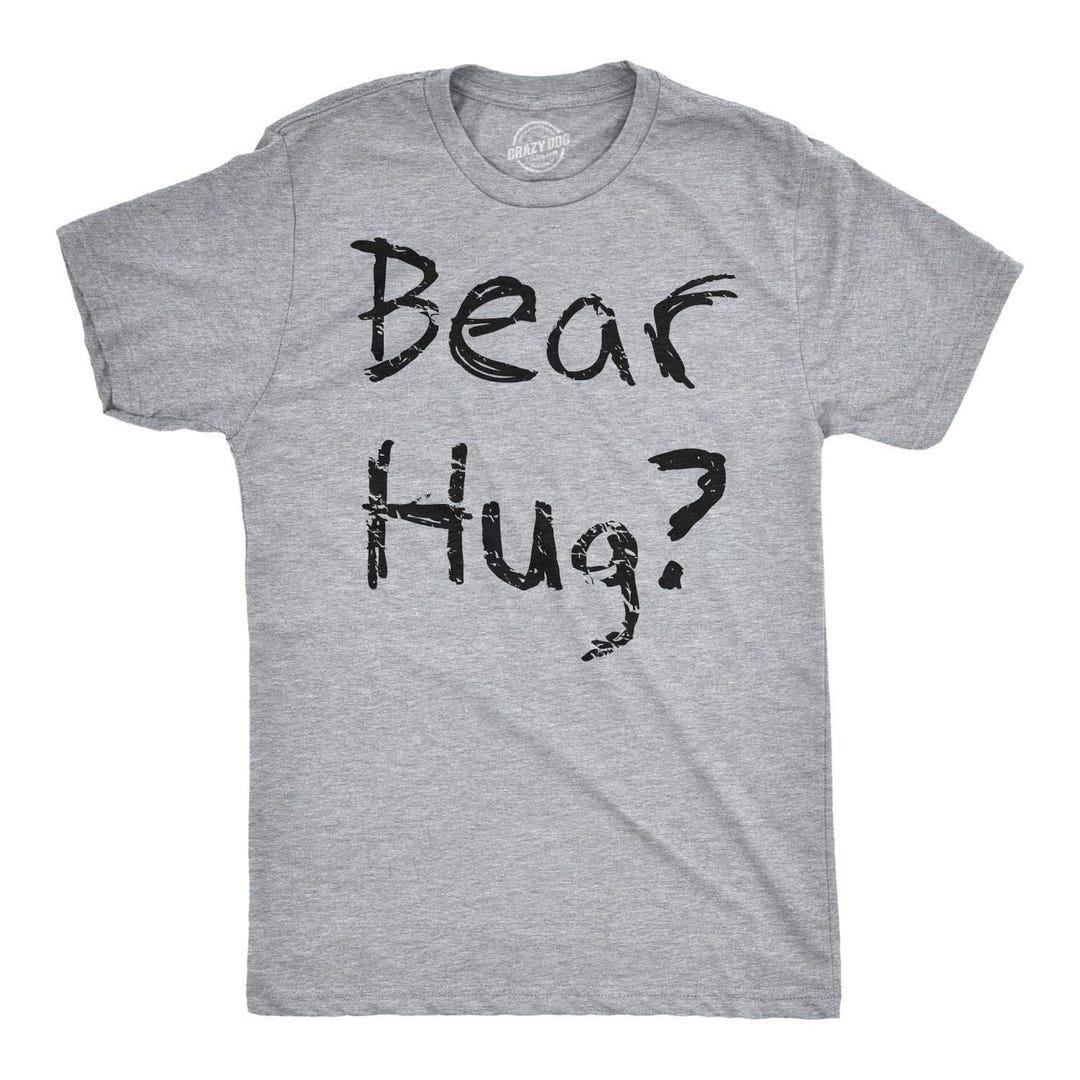 Bear Hug Flip T-shirt, Funny Graphic Tee - Etsy